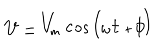 Alternating Voltage General Eqaution